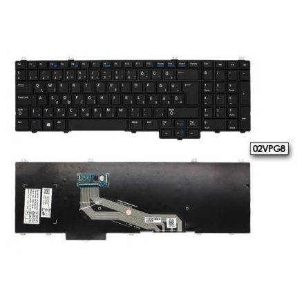 DELL Latitude E5540 fekete Magyar laptop/notebook billentyűzet