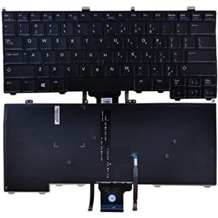 Dell Latitude E7240 E7440 USA Billentyűzet