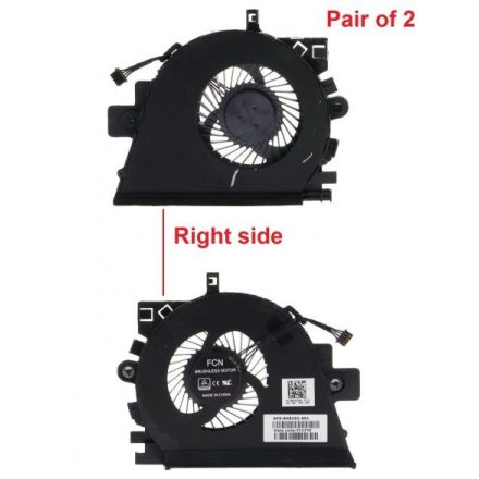HP Zbook 15 G3, G4 CPU Jobb oldali Ventillátor (Új)