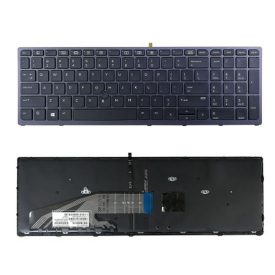   HP ZBOOK 15 17 G3 G4 pointerrel, kerettel, háttérvilágítással, USA Billentyűzet