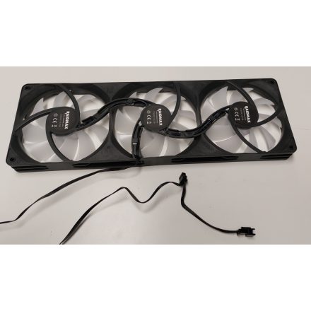 Raidmax 3 az 1-ben PC házventilátor | 3×120 mm | Fehér lapátok