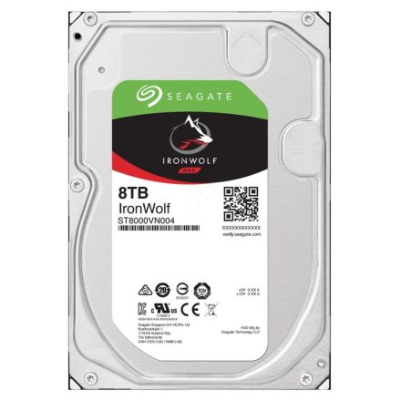 Seagate IronWolf ST8000VN004 | 8TB | 3,5" SATA NAS HDD