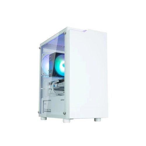   Zalman T4 Plus White | mATX számítógépház | ARGB ventilátor | Edzett üveg oldallap